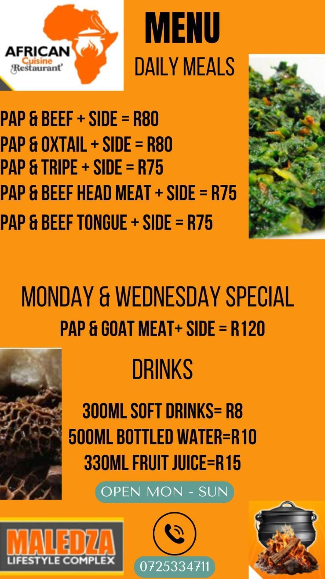 Bed and Breakfast African Cuisine Restaurant Giyani Экстерьер фото